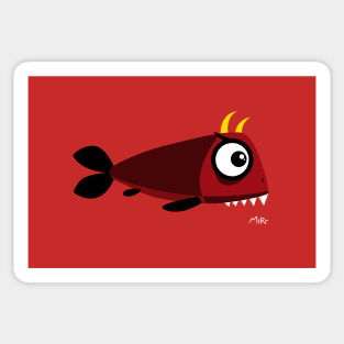 Devil fish Sticker